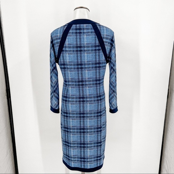 BCBG "Mayla" V-Neck Long Sleeve Jersey Dress - Picture 7 of 7